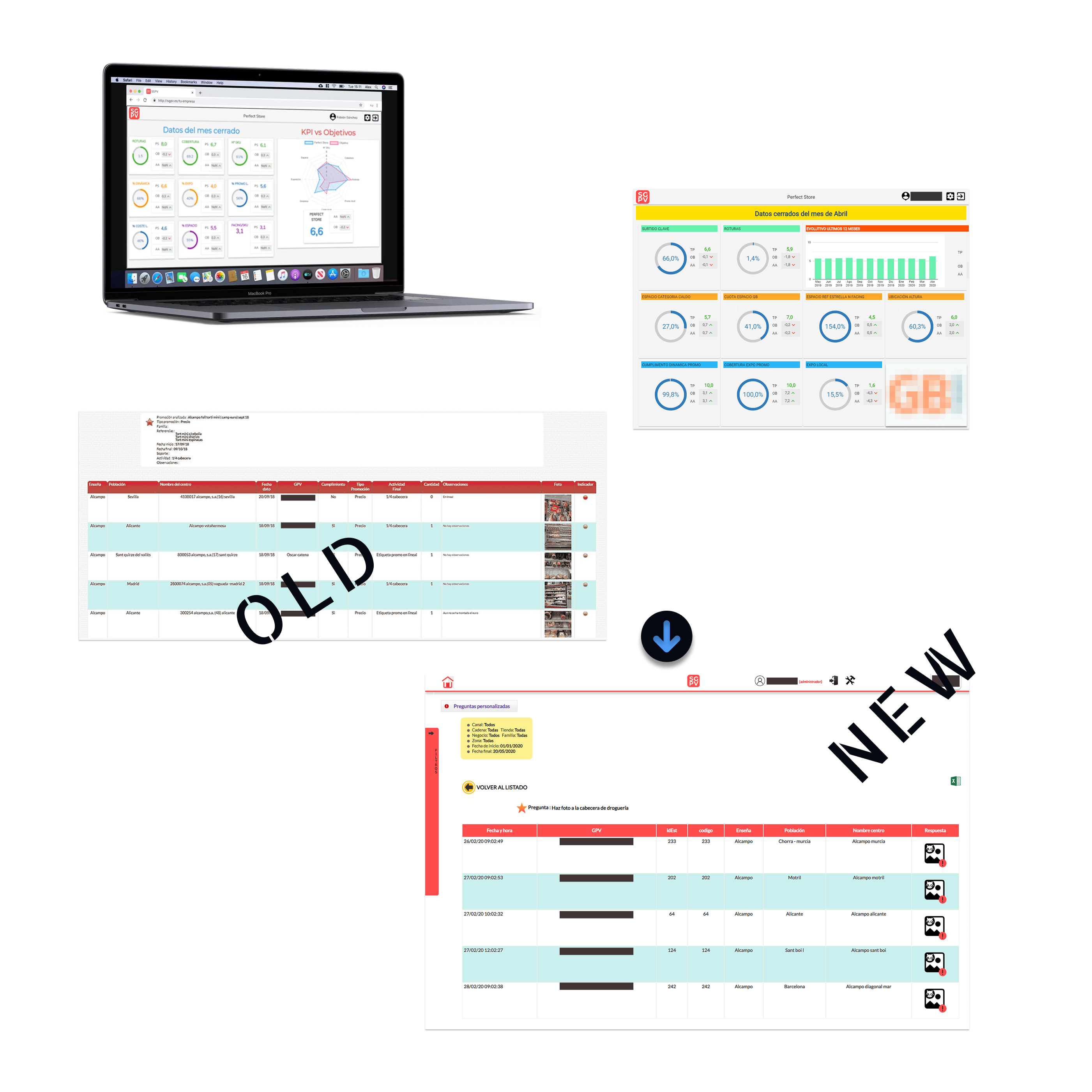 Legacy vs New dashboards