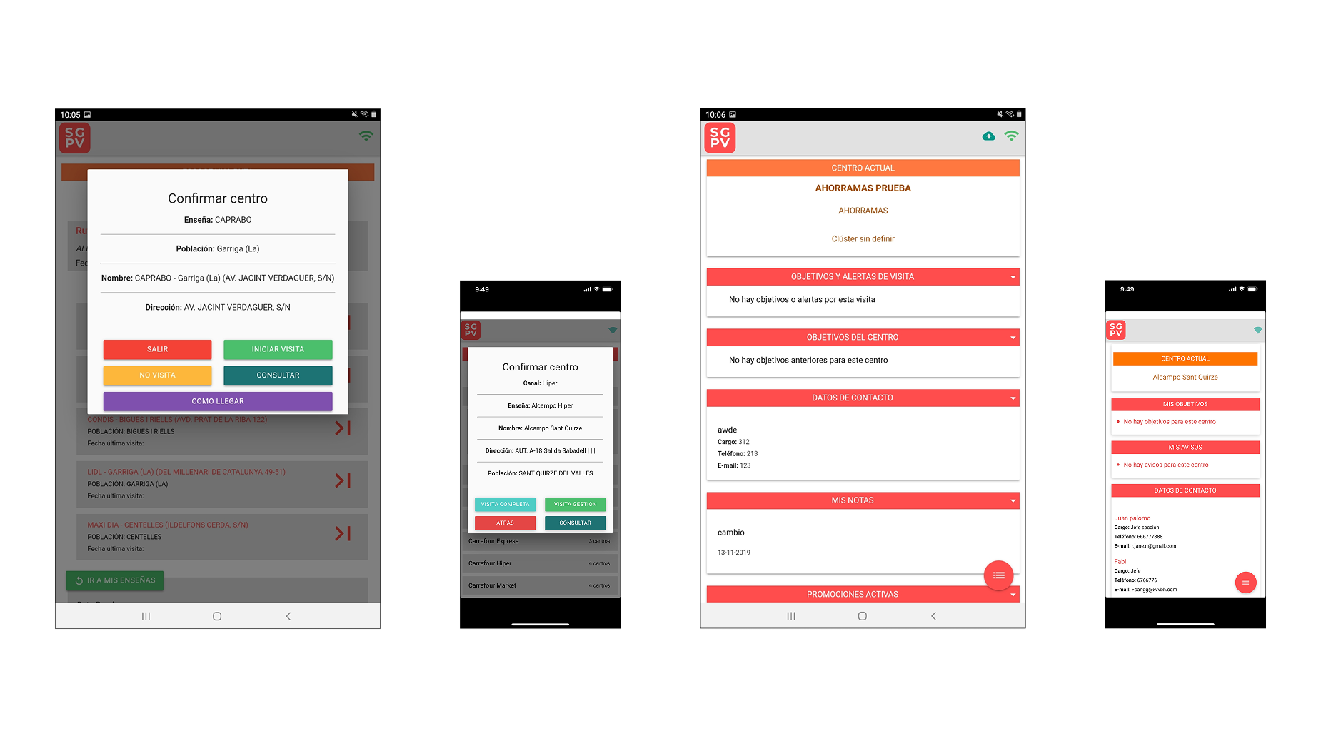 Updated visit flow and simplified mobile UI in v6.